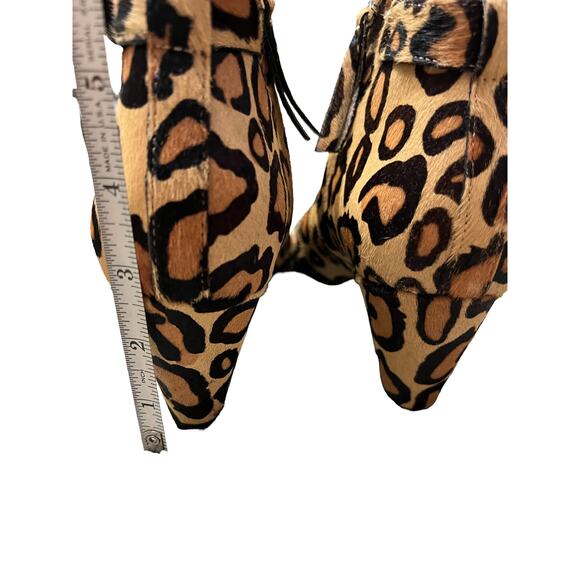 Sam Edelman Mandi Leopard Booties Size 8 NWT - Picture 7 of 15